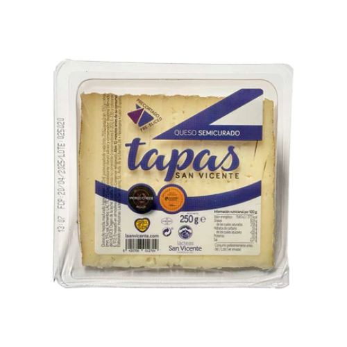 Queso Semicurado de mezcla “Tapas San Vicente”  