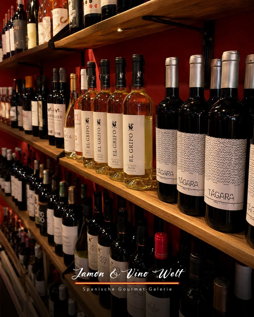 Vinos canarios El Grifo y Tágara en la galería